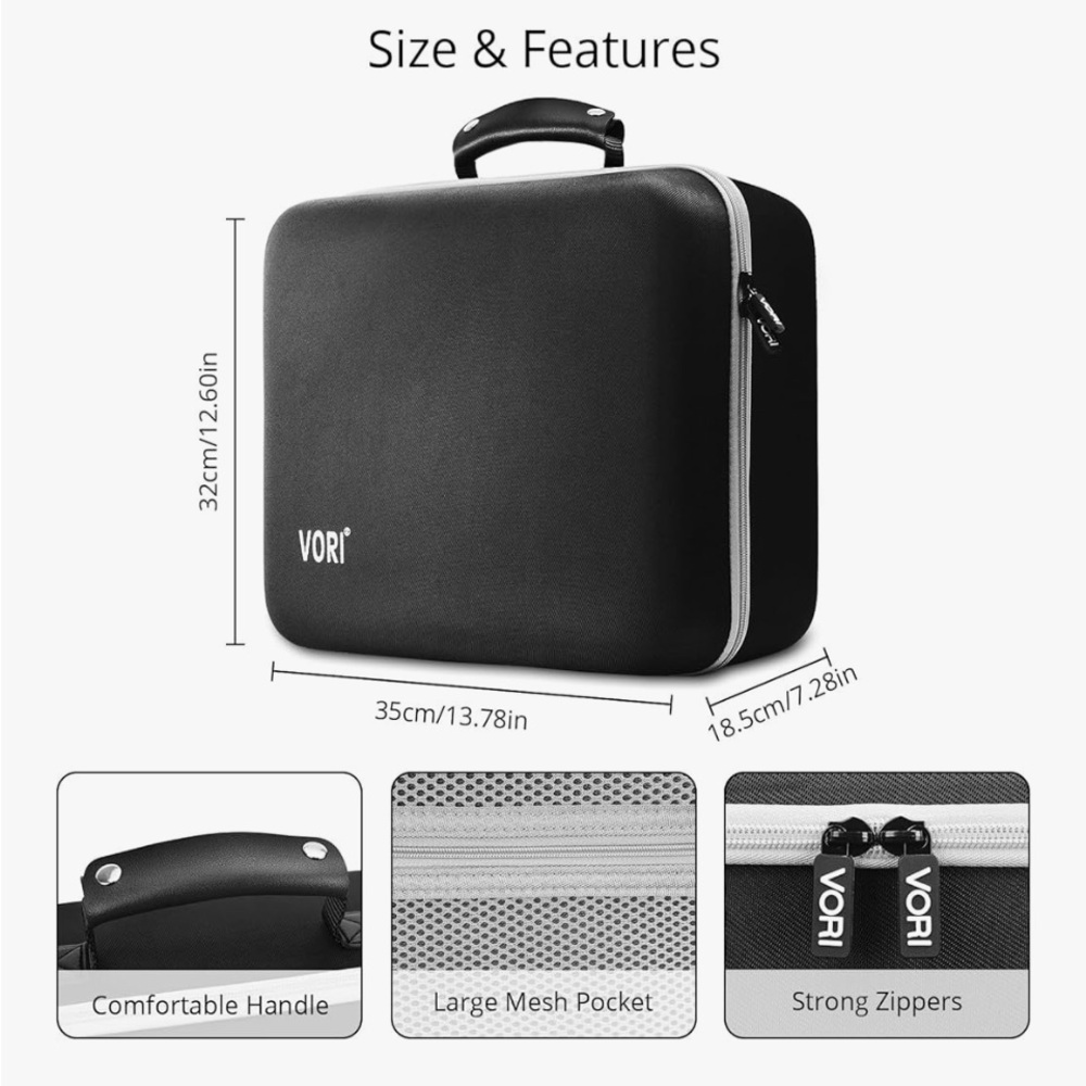 VORI Carrying Case for PSVR2 Gaming Headset & Touch Controllers Accessories(NWT)